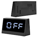 Miniatyrbild 6 av 8: Enkel Design Röststyrd Väckarklocka, Stor Display Digital Klocka med 11RGB Färgglada Visningslägen, Batteribackup för Oavbruten Drift