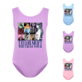 Miniatyrbild 5 av 6: Barn Flickor Taylor Swiftie Badkläder Strandkläder Baddräkt Simdräkt 7-14 år Pink 140cm