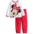 Miniatyrbild 1 av 3: Minnie Flickor Pyjamas Barn Pojkar Flickor 2st Set Långärmad Tryck Toppar+ Byxor Tryckta Kläder Pyjamas & Vardagskläder Barnpresent #1 95cm