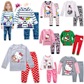 Miniatyrbild 2 av 3: Katie Flickor Pyjamas Barn Pojkar Flickor 2-dels Set Långärmad Tryck Toppar+ Byxor Tryckta Kläder Pyjamas & Vardagskläder Barnpresent #6 90cm