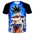 Miniatyrbild 1 av 4: Dragon Ball Pojkar T-shirt Tecknade Toppar Tee Barn Pojkar Flickor T-shirts Barnkläder Sommar Kortärmad #3 110cm