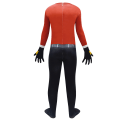 Miniatyrbild 4 av 8: Skibidi Toalettdräkt Halloween Cosplay Bodysuits med huvudbonader 110cm