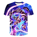 Miniatyrbild 1 av 4: Dragon Ball Pojkar T-shirt Tecknade Toppar Tee Barn Pojkar Flickor T-shirts Barnkläder Sommar Kortärmad #6 140cm