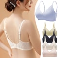 Miniatyrbild 3 av 9: Dam Sömlös Underkläder Bekväm BH Shapewear Sport Croppade Toppar Underkläder Skin XL