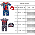 Miniatyrbild 5 av 5: Spider-Man One Piece Baddräkt med cap Hatt Baddräkt för barn för pojkar B 120cm