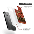 Miniatyrbild 6 av 6: Coque i silikon förstärkt, tryckt, kompatibel med Apple iPhone 15 Pro Max Rock and roll Transparent