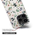 Miniatyrbild 6 av 6: Siliconfodral med tryck - 1001 Fodral - Samsung Galaxy S24 Ultra - Blommönster - Optimal skydd - Flexibel Transparent