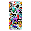 Miniatyrbild 1 av 6: Siliconfodral - Kompatibel med Samsung Galaxy M55 5G - graffiti-design 2 Transparent