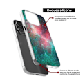 Miniatyrbild 4 av 6: Siliconfodral - Kompatibel med Apple iPhone 14 Pro - nebulosadesign Transparent
