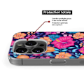 Miniatyrbild 5 av 6: Silicone Cover Tryckt - 1001 Skydd - Xiaomi 13 Pro - Exotiska Blommor - Optimal Skydd - Mjuk Transparent