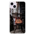 Miniatyrbild 1 av 6: Silikonförstärkt tryckt fodral kompatibelt med Apple iPhone 15 Plus Gitarr Transparent