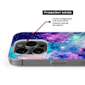 Miniatyrbild 5 av 6: Siliconfodral Tryckt - 1001 Fodral - Galaxy A05 - Mjuk - Optimal Skydd - Blå Galax Transparent