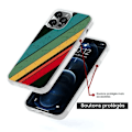 Miniatyrbild 5 av 6: Siliconförstärkt tryckt skal kompatibelt med Apple iPhone 14 Pro Max Grunge Transparent