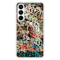 Miniatyrbild 1 av 6: Siliconfodral med förstärkning, tryckt, kompatibel med Samsung Galaxy A15 Graffiti 1 Transparent