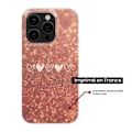 Miniatyrbild 2 av 6: Silicone-fodral - Kompatibel med Samsung Galaxy A05S - design med hjärt-glitter Transparent