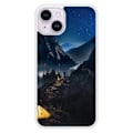 Miniatyrbild 1 av 6: Förstärkt silikonfodral med tryck kompatibelt med Apple iPhone 14 Endast i berget Transparent