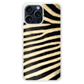 Miniatyrbild 1 av 6: Förstärkt silikonfodral med tryck kompatibelt med Apple iPhone 15 Pro Max Zebra Transparent