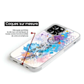 Miniatyrbild 3 av 6: Silicone förstärkt skal med tryck kompatibelt med Apple iPhone 14 Pro Dreamcatcher Färg Transparent