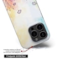 Miniatyrbild 6 av 6: Silicone Mobilskal - 1001 Skal - Samsung Galaxy A05 - Vattenfärgsblommönster - Mjuk - Transparent Transparent