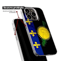 Miniatyrbild 6 av 6: Siliconfodral - Kompatibel med Samsung Galaxy S22 Plus - design Guadeloupe flagga Transparent