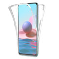Miniatyrbild 1 av 4: Helkroppsskal 360° - Kompatibel med Xiaomi Redmi Note 10, Redmi Note 10S – Dubbel genomskinlig skydd. Transparent