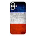 Miniatyrbild 1 av 6: Silicone-överkast - Kompatibel med Apple iPhone 16 Plus - design Frankrikes flagga Transparent