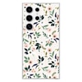 Miniatyrbild 1 av 6: Siliconfodral med tryck - 1001 Fodral - Samsung Galaxy S24 Ultra - Blommönster - Optimal skydd - Flexibel Transparent