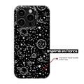 Miniatyrbild 2 av 6: Siliconefodral med tryck - 1001 Fodral - Xiaomi Redmi Note 13 4G - Transparent - Flexibelt - Galaxy Draw-mönster Transparent
