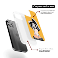 Miniatyrbild 6 av 6: Reinforced silicone case with print compatible with Apple iPhone 13 Sneakers Transparent