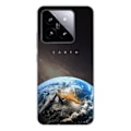 Miniatyrbild 1 av 6: Siliconfodral - Kompatibel med Xiaomi 14 - design jord Transparent