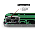 Miniatyrbild 5 av 6: Siliconetui - Kompatibelt med Samsung Galaxy S24 Ultra - design med geek circuitstruktur Transparent