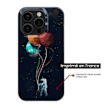 Miniatyrbild 2 av 6: Siliconfodral - Kompatibel med Xiaomi Redmi 13C 4G - design med kosmonaut och ballonger Transparent