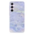 Miniatyrbild 1 av 6: Siliconfodral - Kompatibel med Samsung Galaxy A55 5G - design i blå marmor Transparent