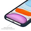 Miniatyrbild 2 av 2: Siliconefodral Soft Touch - Apple - iPhone 13 Pro Max - Blå - Stötabsorberande - Trådlös laddning blå