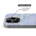 Miniatyrbild 5 av 6: Siliconefodral - Kompatibel med Samsung Galaxy A05 - blå marmor design Transparent