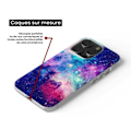 Miniatyrbild 3 av 6: Siliconfodral Tryckt - 1001 Fodral - Galaxy A05 - Mjuk - Optimal Skydd - Blå Galax Transparent