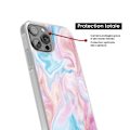 Miniatyrbild 4 av 6: Coque i förstärkt silikon med tryck kompatibel med Samsung Galaxy A15 Soap Transparent