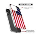 Miniatyrbild 4 av 6: Silicone Case Printed - 1001 Cases - Galaxy A05 - USA Flag - Optimal Protection - Flexible Transparent