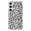 Miniatyrbild 1 av 6: Coque i förstärkt silikon med tryck kompatibel med Samsung Galaxy S23 färgglad leopard Transparent
