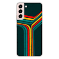 Miniatyrbild 1 av 6: Siliconfodral - Kompatibel med Samsung Galaxy S22 Plus - retro linjer design Transparent