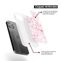 Miniatyrbild 6 av 6: Siliconförstärkt tryckt fodral kompatibelt med Apple iPhone 16 Plus Sakura Transparent