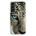 Miniatyrbild 1 av 6: Siliconeförstärkt kompatibel skal för Samsung Galaxy S22 Plus Leopardöga Transparent