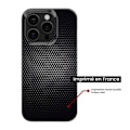 Miniatyrbild 2 av 3: Siliconfodral - Kompatibel med Apple iPhone 14 Plus - design mörk metall Transparent