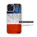 Miniatyrbild 2 av 6: Siliconförstärkt tryckt skal kompatibelt med Samsung Galaxy S24 Plus Frankrikes flagga Transparent