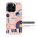 Miniatyrbild 2 av 6: Siliconfodral - Kompatibel med Apple iPhone 14 Plus - design med färgackord Transparent