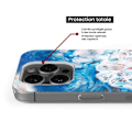 Miniatyrbild 5 av 6: Siliconfodral - Kompatibel med Samsung Galaxy S22 Plus - design i havsmarmor Transparent