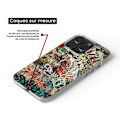 Miniatyrbild 3 av 6: Silikonskal - Kompatibel med Samsung Galaxy A15 - graffiti-design 1 Transparent
