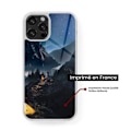 Miniatyrbild 2 av 6: Förstärkt silikonfodral med tryck kompatibelt med Apple iPhone 14 Endast i berget Transparent