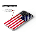 Miniatyrbild 3 av 6: Silicone Case Printed - 1001 Cases - Galaxy A05 - USA Flag - Optimal Protection - Flexible Transparent