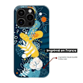 Miniatyrbild 2 av 6: Silikonskal - Kompatibel med Apple iPhone 16 Plus - design havblommor Transparent